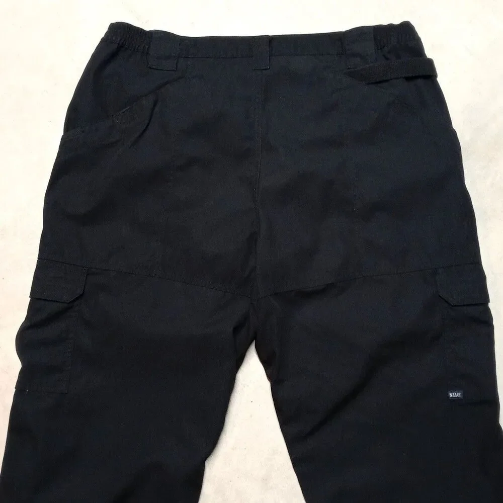 5.11 Tactical Taclite Pro Ripstop Pants Size 42x32 Military Cargo Black Work - Picture 4 of 8